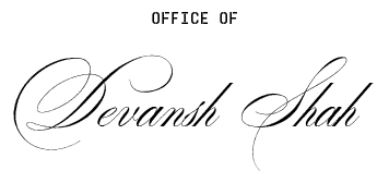 Office of Devansh Shah